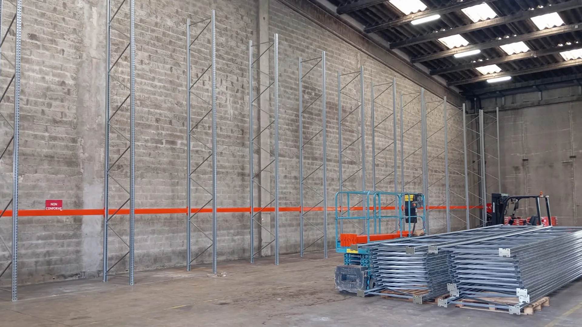 Installation de rack à palettes - Bordeaux Rayonnage