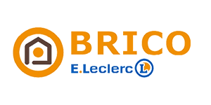 logo brico Leclerc client -bordeaux rayonnage
