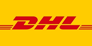 logo DHL client -bordeaux rayonnage