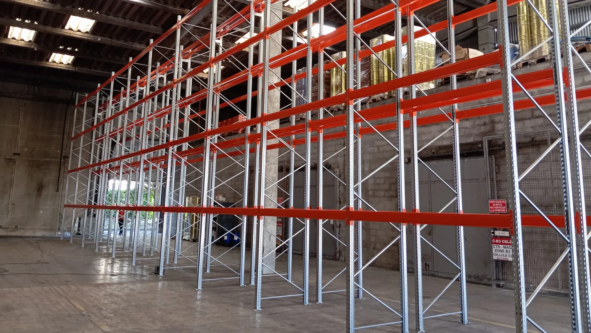 Pose de rack à palette à Bordeaux par Bordeaux Rayonnage